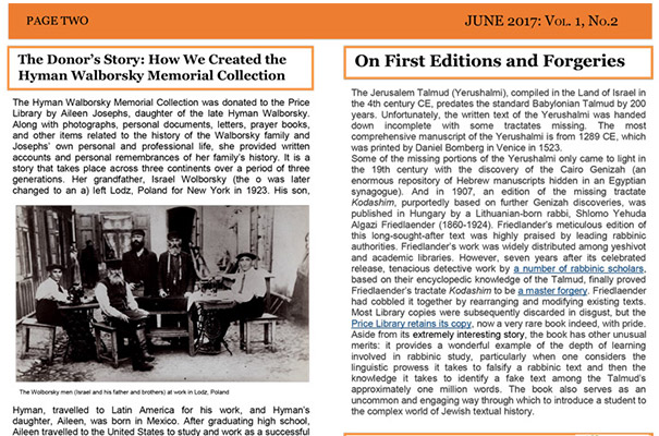 Article on the University of Florida newsletter, Collectanea